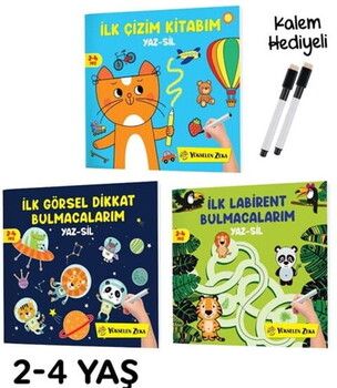 Yükselen Zeka Yayınları Mucit Karınca Yaz Sil Serisi - 2