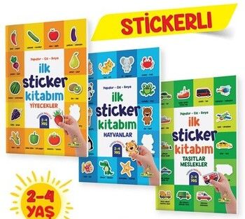 Yükselen Zeka Yayınları İlk Sticker Kitabım 2-4 Yaş