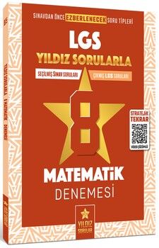Yıldız Sorular 8. Sınıf LGS Matematik 8 Deneme