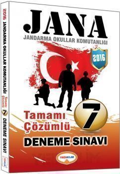 Yediiklim 2016 JANA Tamamı Çözümlü 7 Deneme Sınavı
