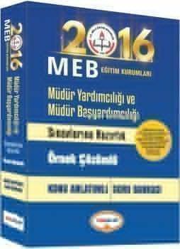 Yediiklim 2016 MEB Müdür Yardımcılığı ve Müdür Başyardımcılığı Konu Anlatımlı Soru Bankası