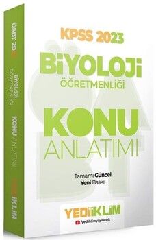 Yediiklim 2023 ÖABT Biyoloji Öğretmenliği Konu Anlatımı
