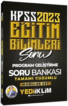 Yediiklim 2023 KPSS Eğitim Bilimleri Program Geliştirme Tamamı Çözümlü Soru Bankası
