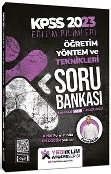 Yediiklim 2023 KPSS Eğitim Bilimleri Atölye Serisi ÖYT Tamamı Video Çözümlü Soru Bankası