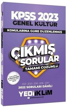 Yediiklim 2023 KPSS Genel Kültür Konularına Göre Çıkmış Sorular
