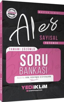 Yediiklim  2026 ALES Sayısal Yetenek Tamamı Çözümlü Soru Bankası