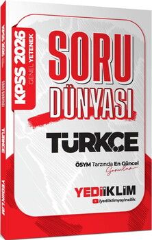 Yediiklim  2026 KPSS Genel Yetenek Türkçe Soru Dünyası