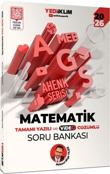 Yediiklim 2026 MEB AGS Ahenk Serisi Matematik Tamamı Yazılı Ve Video Çözümlü Soru Bankası