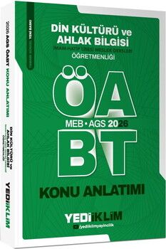 Yediiklim 2026 MEB AGS ÖABT Din Kültürü Ve Ahlak Bilgisi Öğretmenliği Konu Anlatımı