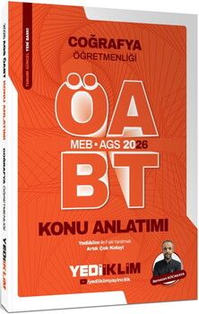 Yediiklim 2026 MEB AGS ÖABT Coğrafya Öğretmenliği Konu Anlatımı