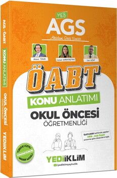 Yediiklim 2026 MEB AGS ÖABT Okul Öncesi Öğretmenliği Konu Anlatımı