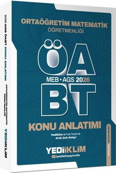 Yediiklim 2026 MEB AGS ÖABT Ortaöğretim Matematik Öğretmenliği Konu Anlatımı