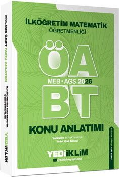 Yediiklim 2026 MEB AGS ÖABT İlköğretim Matematik Öğretmenliği Konu Anlatımı