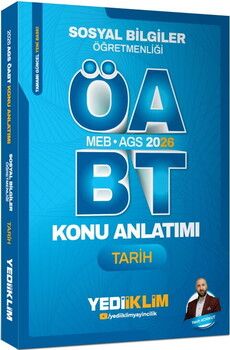 Yediiklim 2026 MEB AGS ÖABT Sosyal Bilgiler Öğretmenliği Tarih Konu Anlatımı