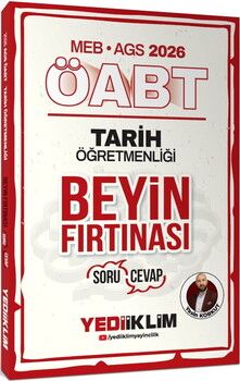 Yediiklim 2026 MEB AGS ÖABT Tarih Öğretmenliği Beyin Fırtınası Soru Cevap