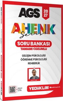 Yediiklim 2027 AGS Ahenk Serisi Gelişim Psikolojisi Öğrenme Psikolojisi ve Rehberlik Tamamı Çözümlü Soru Bankası