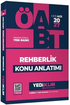Yediiklim 2027 ÖABT MEB AGS Rehberlik Konu Anlatımı
