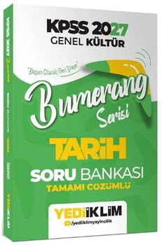 Yediiklim 2027 KPSS Genel Kültür Tarih Bumerang Soru Bankası
