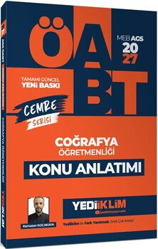 Yediiklim 2027 MEB AGS ÖABT Cemre Serisi Coğrafya Öğretmenliği Konu Anlatımı