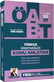 Yediiklim 2027 MEB AGS ÖABT Türkçe Öğretmenliği Türk Halk Edebiyatı Yeni Türk Edebiyatı Eski Türk Edebiyatı Konu Anlatımı