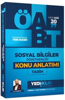 Yediiklim 2027 MEB AGS ÖABT Sosyal Bilgiler Öğretmenliği Tarih Konu Anlatımı