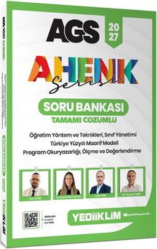Yediiklim 2027 MEB AGS Eğitim Bilimleri Ahenk Serisi ÖYT Sınıf Yönetimi Program Okuryazarlığı Ölçme Soru Bankası