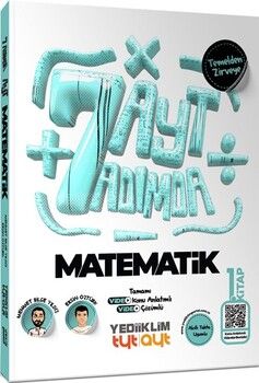 Yediiklim  AYT Yedi Adımda Temelden Zirveye Matematik Video Konu Anlatımlı ve Video Çözümlü Soru Bankası 1. Kitap