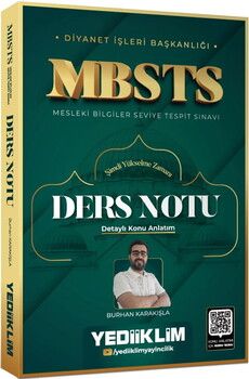 Yediiklim  Diyanet İşleri Başkanlığı MBSTS Ders Notu