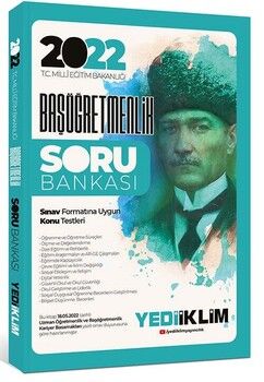 Yediiklim  MEB Öğretmenlik Kariyer Basamakları Başöğretmenlik Soru Bankası