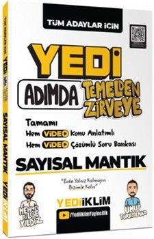 Yediiklim  Tüm Adaylar İçin Yedi Adımda Temelden Zirveye Sayısal Mantık Video Konu Anlatımlı