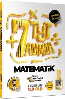 Yediiklim TYT 7 Adımda Temel Matematik Video Konu Anlatımlı Video Çözümlü Soru Bankası 1 Kitap