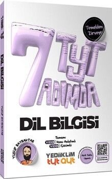 Yediiklim TYT 7 Adımda Temelden Zirveye Dil Bilgisi Video Konu Anlatımlı Video Çözümlü Soru Bankası
