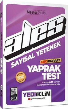 Yediiklim Yayınları Ales Sayısal Yetenek Çek Kopart Yaprak Test