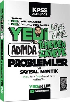 Yediiklim Yayınları KPSS ALES DGS Yedi Adımda Temelden Zirveye Problemler ve Sayısal Mantık Konu Anlatımlı Soru Bankası