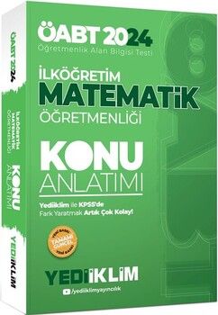 Yediiklim Yayınları 2024 ÖABT İlköğretim Matematik Öğretmenliği Konu Anlatımı