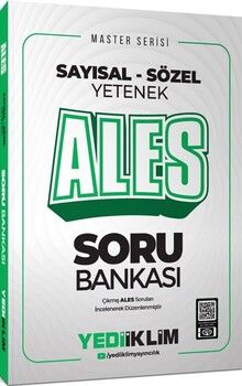 Yediiklim Yayınları 2025 ALES Sayısal Sözel Yetenek Soru Bankası