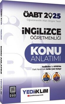 Yediiklim Yayınları 2025 ÖABT İngilizce Öğretmenliği Konu Anlatımı