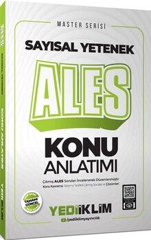 Yediiklim Yayınları 2025 ALES Sayısal Yetenek Master Serisi Konu Anlatımı