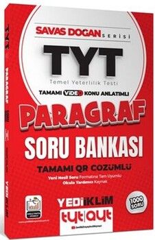 Yediiklim Yayınları TYT Paragraf Savaş Doğan Serisi Tamamı Video Konu Anlatımlı ve QR Çözümlü Soru Bankası