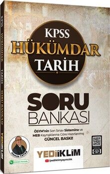 Yediiklim Yayınları KPSS Tarih Hükümdar Soru Bankası