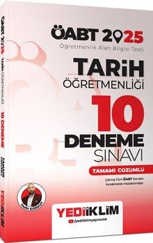 Yediiklim Yayınları 2025 ÖABT Tarih Öğretmenliği Yasin Korkut Tamamı Çözümlü 10 Deneme Sınavı
