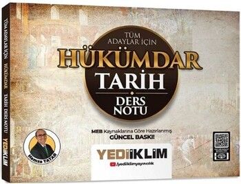 Yediiklim Yayınları Tüm Adaylar İçin Hükümdar Tarih Ders Notu