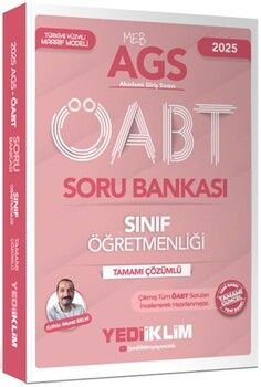 Yediiklim Yayınları 2025 MEB AGS ÖABT Sınıf Öğretmenliği Tamamı Çözümlü Soru Bankası