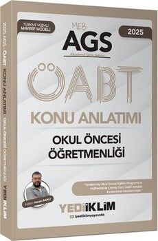 Yediiklim Yayınları 2025 MEB AGS ÖABT Okul Öncesi Öğretmenliği Konu Anlatımı