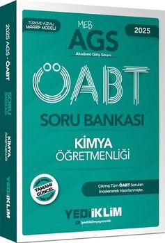 Yediiklim Yayınları 2025 MEB AGS ÖABT Kimya Öğretmenliği Soru Bankası