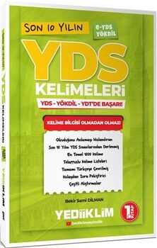 Yediiklim Yayınları Son 10 Yılın YDS Kelimeleri