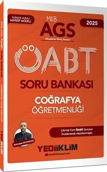 Yediiklim Yayınları 2025 MEB AGS ÖABT Coğrafya Öğretmenliği Soru Bankası
