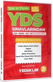 Yediiklim Yayınları YDS E-YDS YÖKDİL Son 10 Yılın YDS Kelimeleri