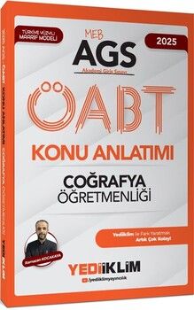 Yediiklim Yayınları 2025 MEB AGS ÖABT Coğrafya Öğretmenliği Konu Anlatımı