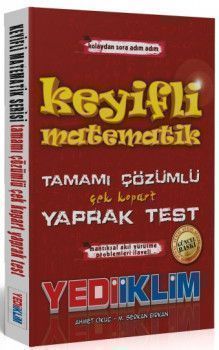 Yediiklim Yayınları Kolaydan Zora Adım Adım Keyifli Matematik Tamamı Çözümlü Çek Kopart Yaprak Test
